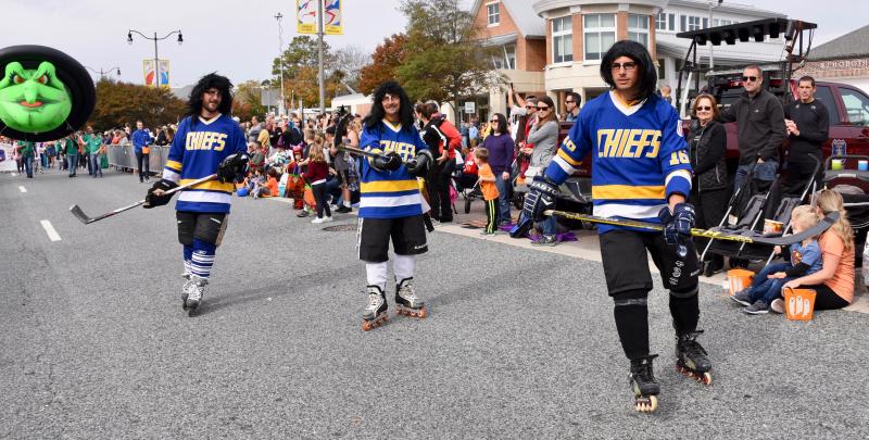If you haven’t seen the movie “Slap Shot,” you wouldn’t recognize the Hanson brothers. RON MACARTHUR PHOTO