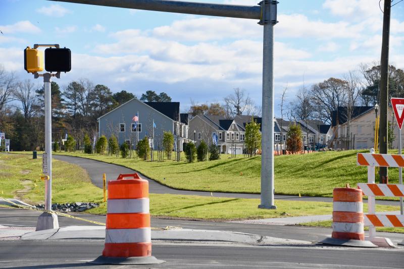 Walden Villas, along Route 24 near Long Neck, is part of major housing construction near the Route 24-Hollymount intersection. A new traffic signal has been installed to deal with the increased traffic in the area.