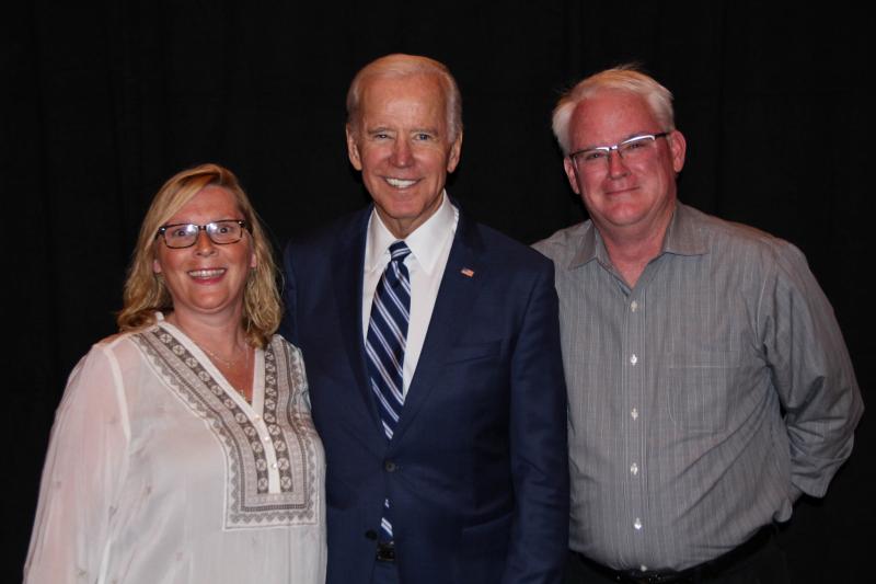 Ann and Bill Trussell got a chance to meet the president-elect in 2017, in Philadelphia during a stop on Biden’s “Promise Me, Dad” book tour.