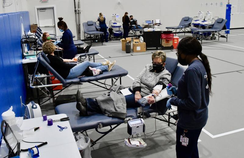 The demand for blood has not ceased during the COVID-19 pandemic. With support from Blood Bank of Delmarva and Schell Brothers, Dwayne Oblender Weimer organized a March 2 blood drive at Schell’s gym-fitness center in Rehoboth Beach in honor of his husband, Joe Weimer, who is undergoing chemotherapy. The couple also recovered from coronavirus.