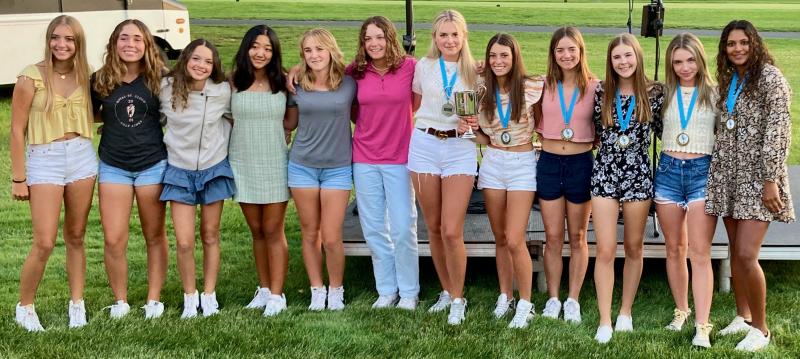 Twelve nationally ranked juniors played the second annual Ace Cup June 3-4 at Kings Creek Country Club. Shown are (l-r) Haley Davis, McKenna Murphy, Valentina Hurtado, Chloe Chang, Sophia Dyer, Bella Dovhey, Sawyer Brockstedt, Kate Barber, Francesca Choquette, Hannah Rabb, Ellison Lundquist and Saia Rampersaud. FRITZ SCHRANCK PHOTO