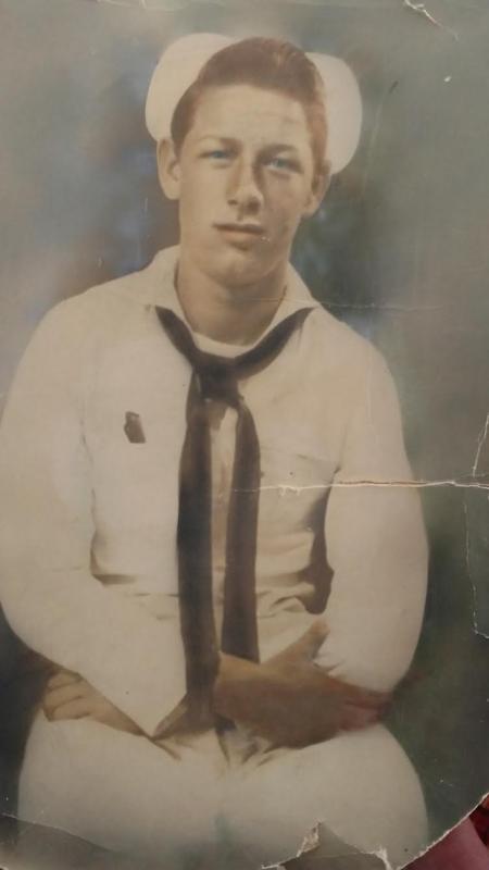 At 16, Ray Sproul signed up with the Navy after the Pearl Harbor bombing, but couldn’t officially join until he was 17. SUBMITTED PHOTO