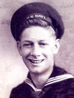 Ray Sproul started out on an anti-submarine ship with a crew of 27 before reupping after the war to serve on the battleship Iowa, which had a crew of 2,700. SUBMITTED PHOTO