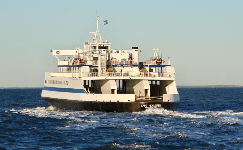 This file photo shows a Cape May-Lewes ferry heading toward New Jersey. A ferry with 70 passengers onboard was forced to turn around and dock back in Lewes on the evening of April 28, after unexploded ordinance was found in a canal in Cape May. The Coast Guard closed the canal until a bomb squad could deactivate the ordinance in daylight.
FILE PHOTO