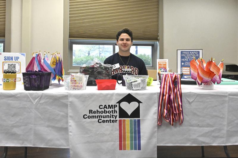 Vincent Delissio is the camp safe coordinator with CAMP Rehoboth, providing STI rapid testing in partnership with Beebe Healthcare.